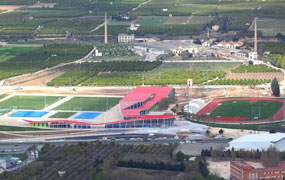 Football stadium in Spain