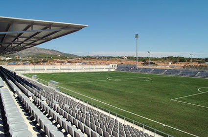 Football stadium in Catalunya